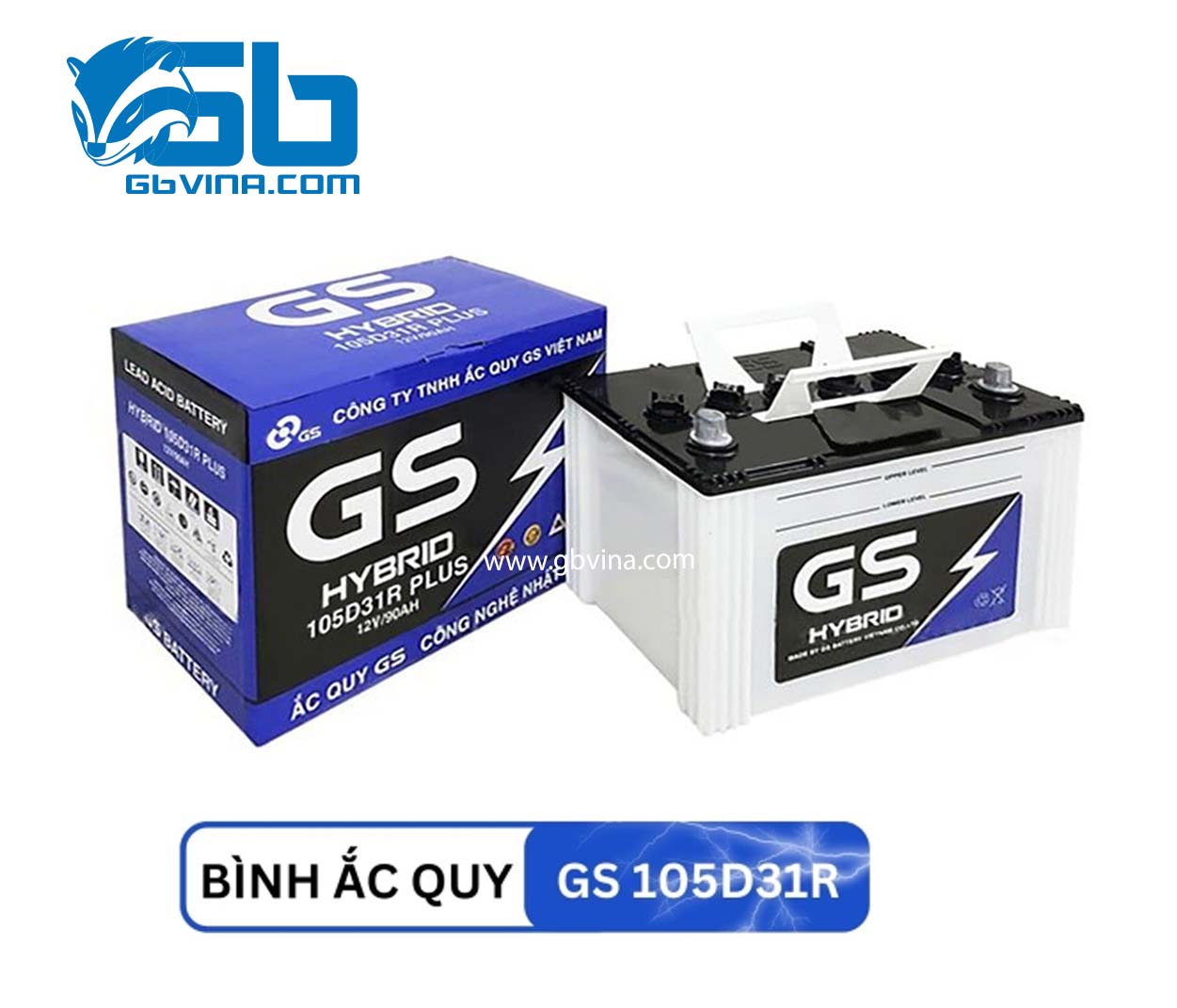 Ắc quy GS MF 105D31 (12V 90AH)