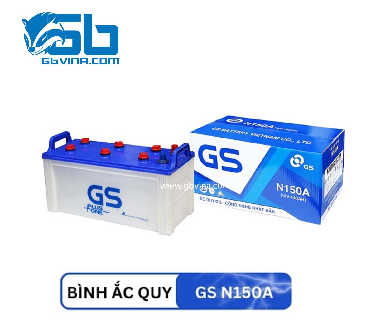 Ắc quy GS N150A (12V 140AH)