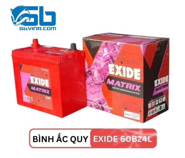 Ắc Quy EXIDE 60B24L 12V 45Ah