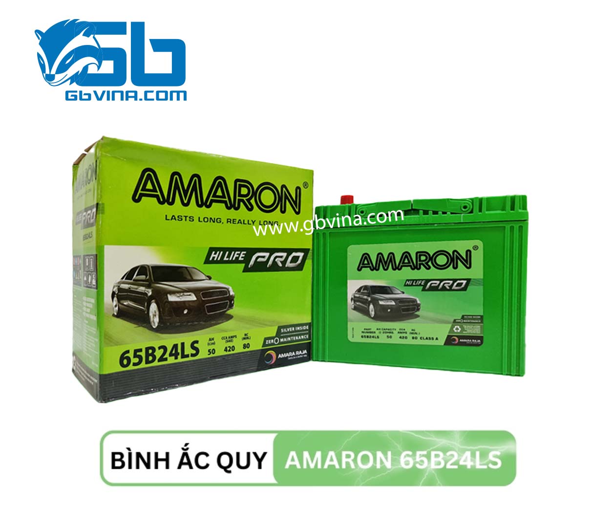 Ắc quy Amaron 65B24LS 12V 50AH