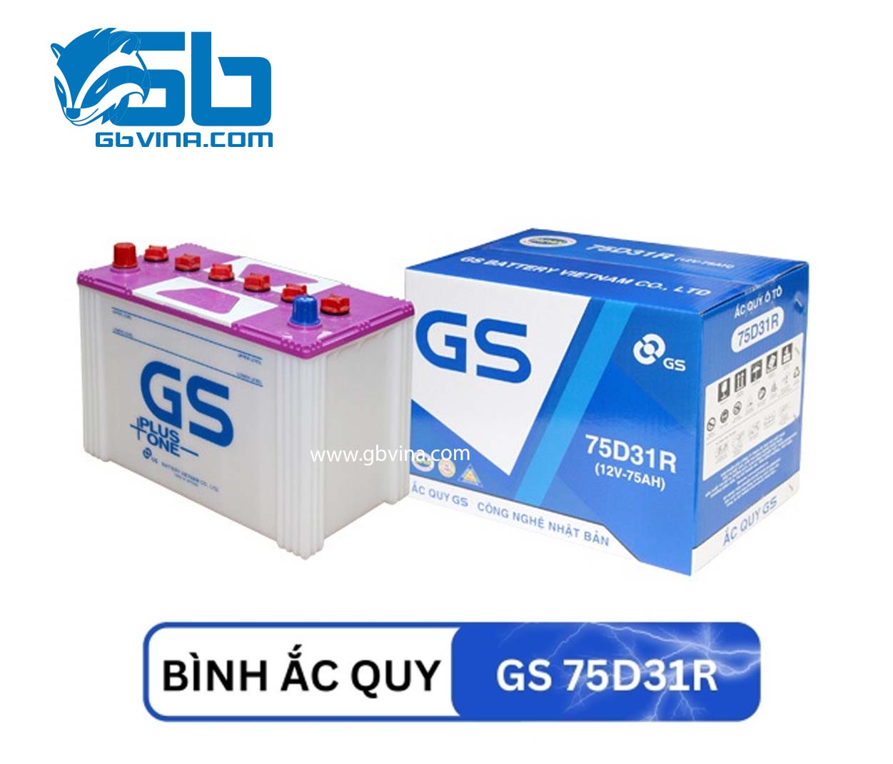 Ắc quy GS 75D31R