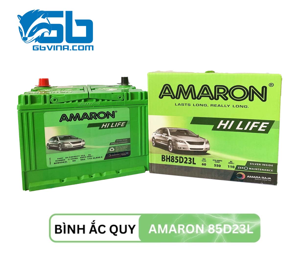 Ắc quy Amaron 85D23L 12V 60AH