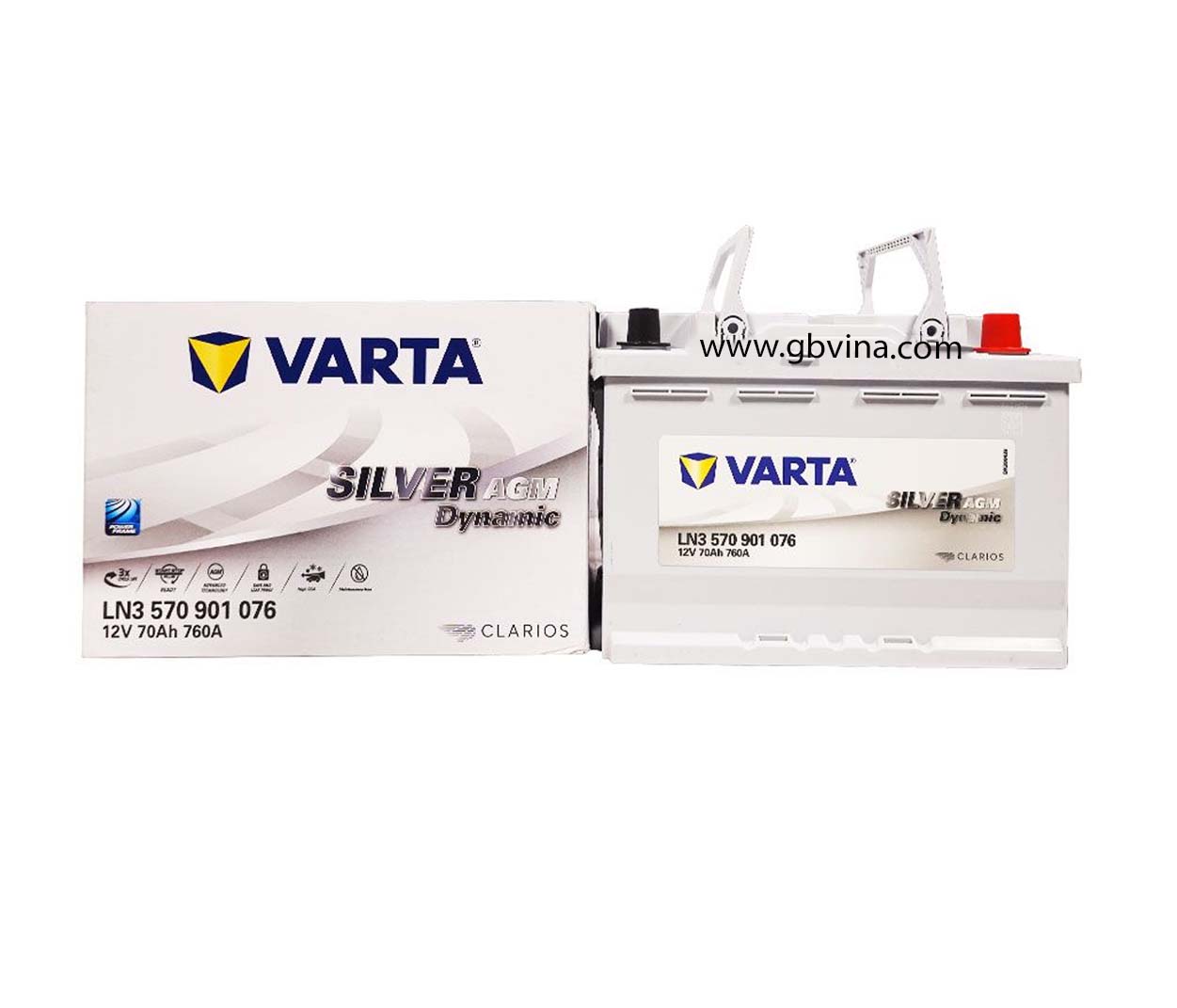 Ắc Quy VARTA AGM LN3 (12V-70AH)