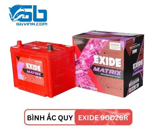 Ắc quy EXIDE 90D26R 12V 70Ah