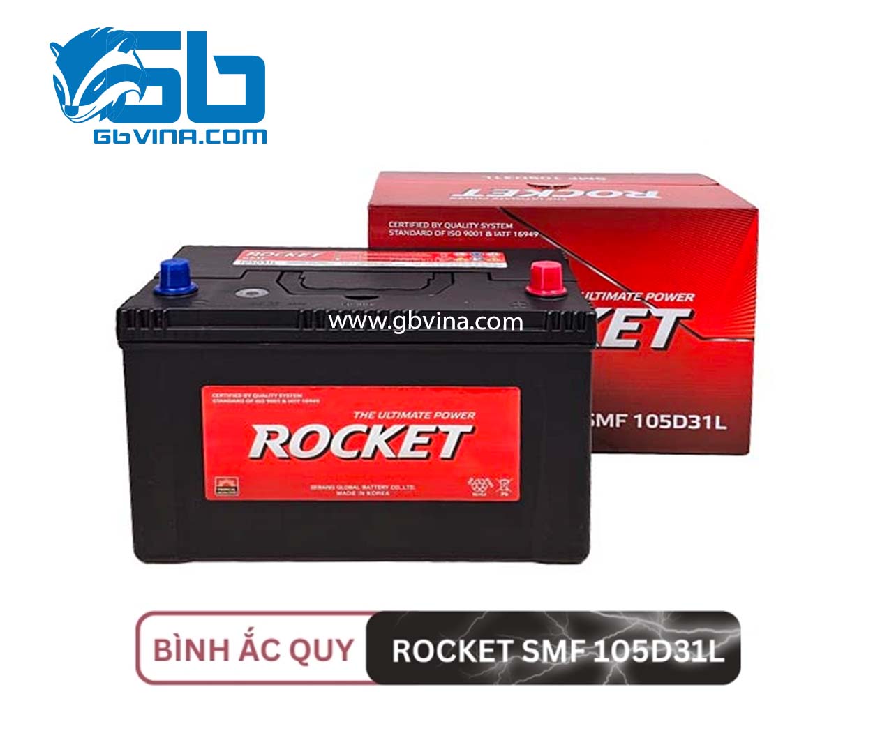 Ắc Quy Rocket ROCKET 105D31L/R