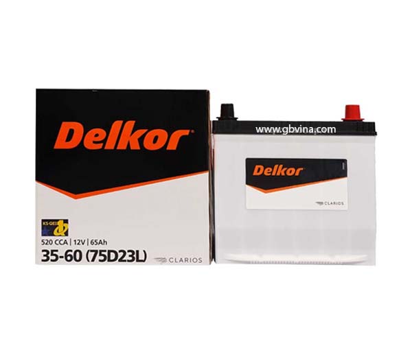 Ắc Quy DELKOR 55D23L (12V-60AH)