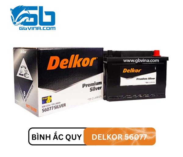 Ắc Quy DELKOR 56077 (12V-60AH)