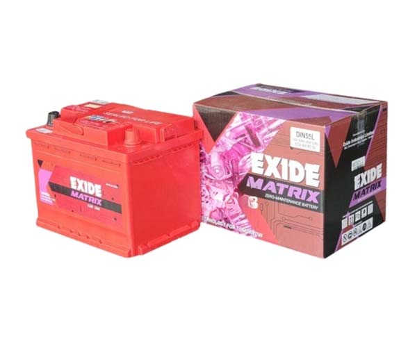 Ắc Quy EXIDE DIN55L 12V 55Ah 