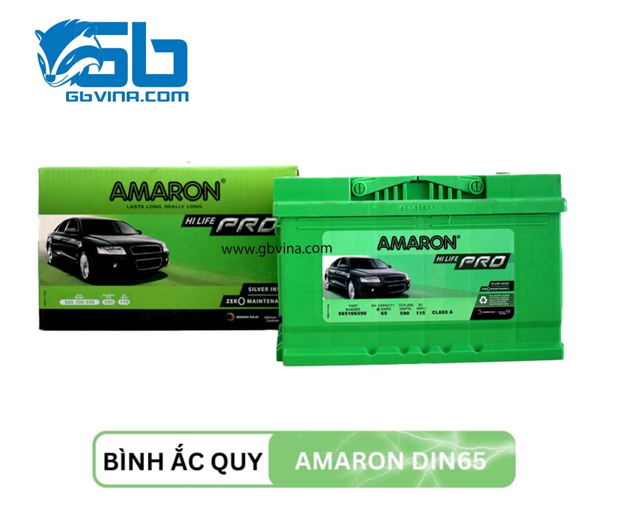 Ắc quy Amaron Din65 12V 65AH