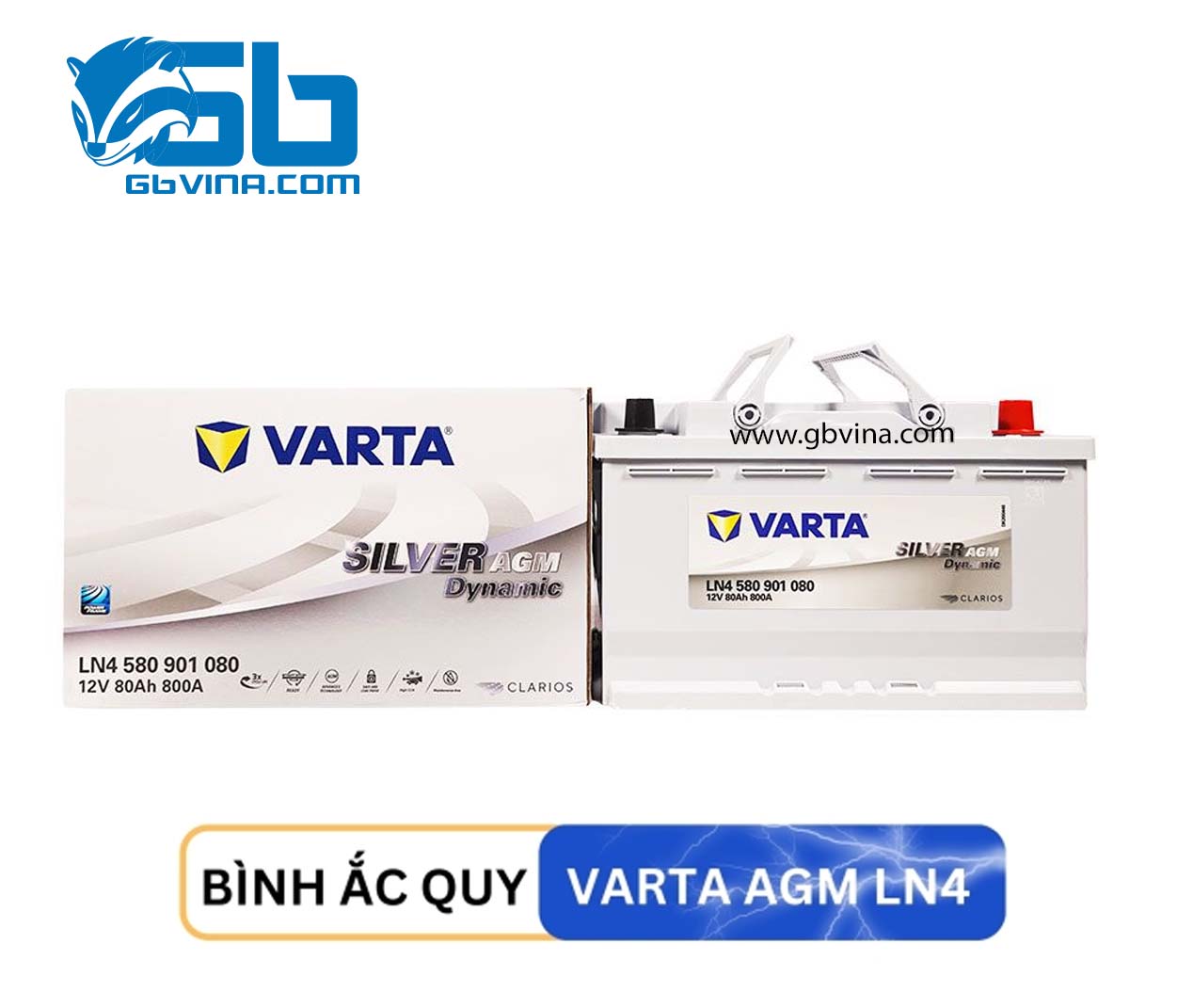 Ắc Quy VARTA AGM LN4 (12V-80AH)