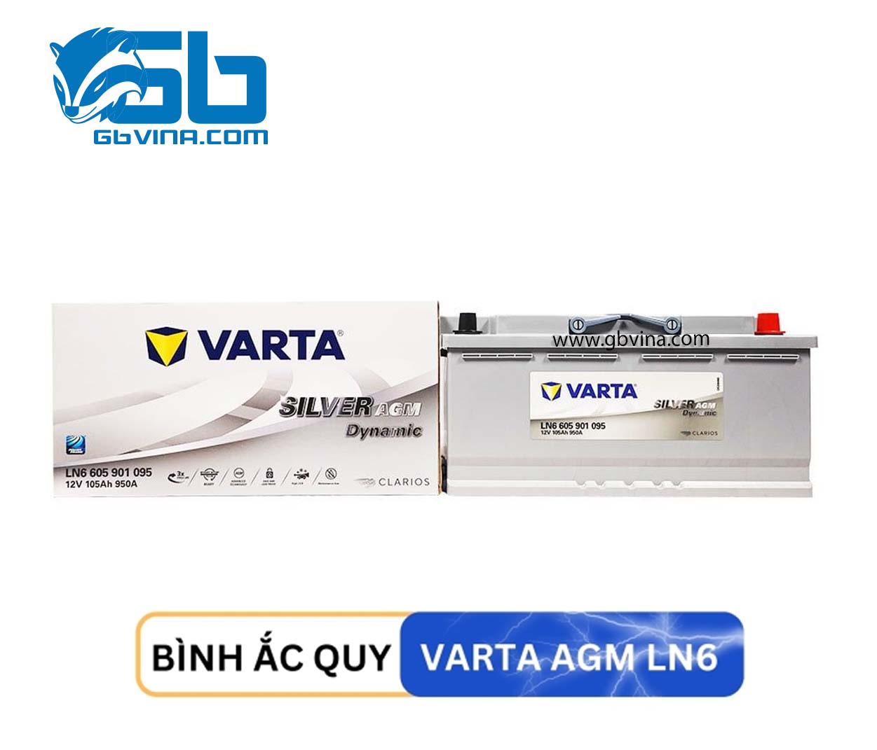 Ắc Quy VARTA AGM LN6 (12V-105AH)