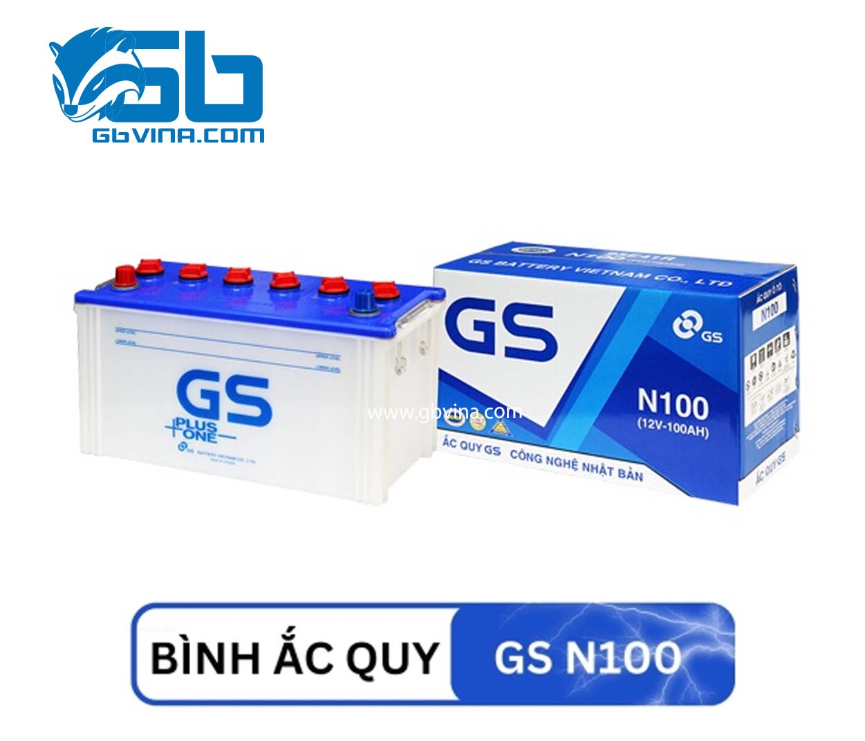 Ắc quy GS N100 (12V 100AH)