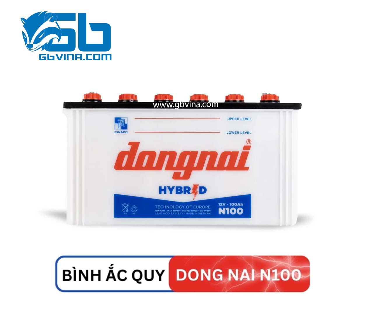 Ắc quy Đồng Nai N100 (12V- 100AH)