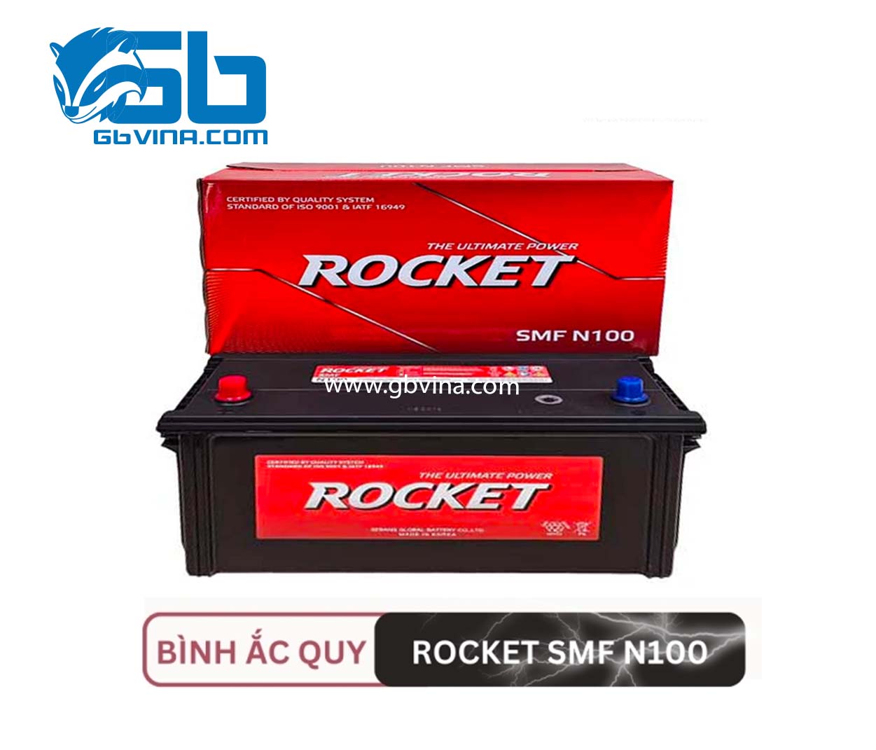 Ắc Quy Rocket SMF N100 (12V - 100AH)