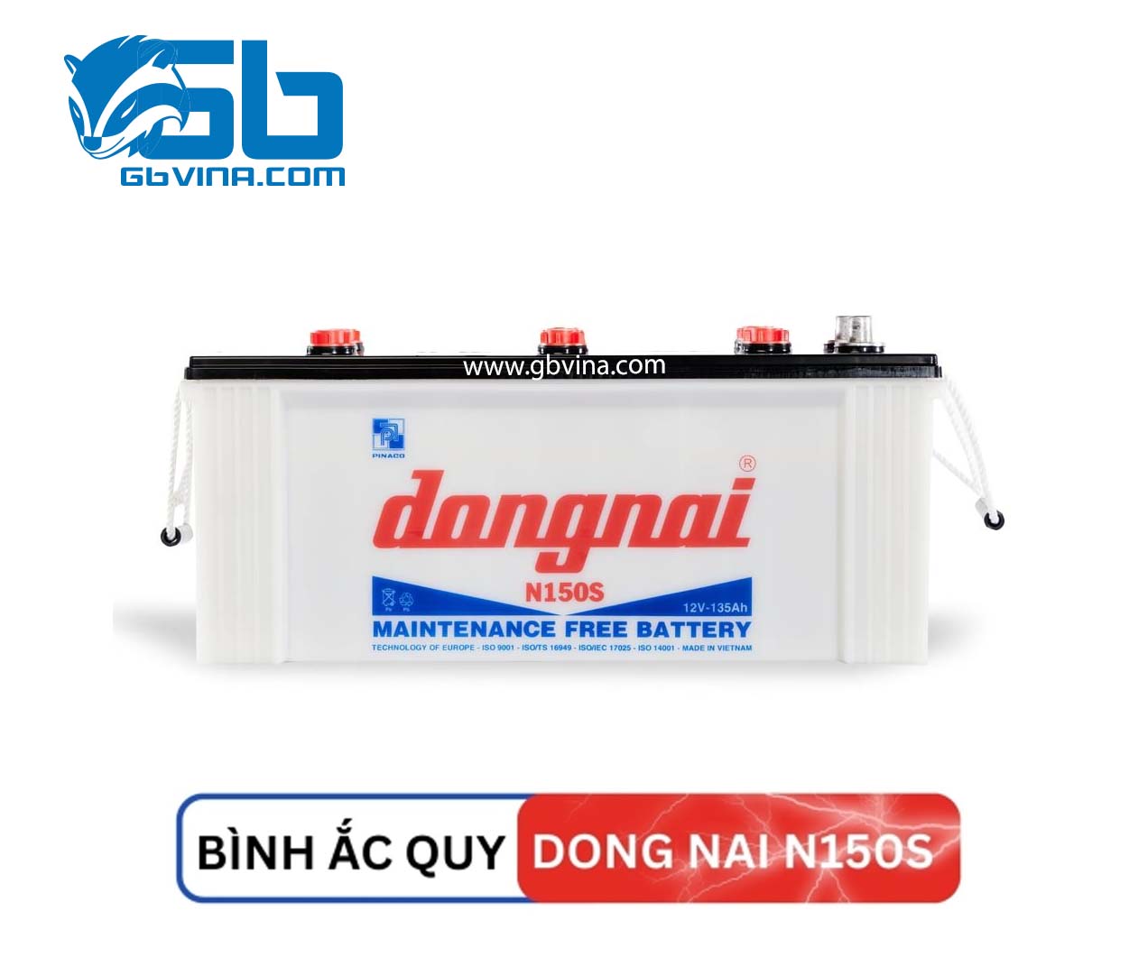 Ắc quy Đồng Nai N150S (12V- 135AH)