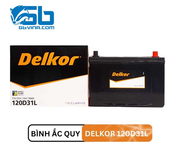 Ắc Quy DELKOR 120D31L (12V-90AH)