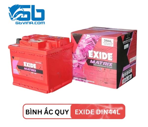 ắc quy EXIDE DIN44L 12V 44Ah